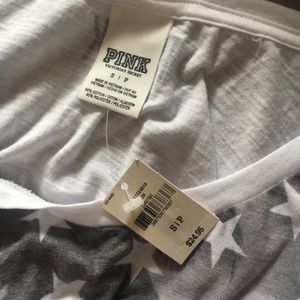 NWT PINK VS AMERICAN FLAG TANK TOP